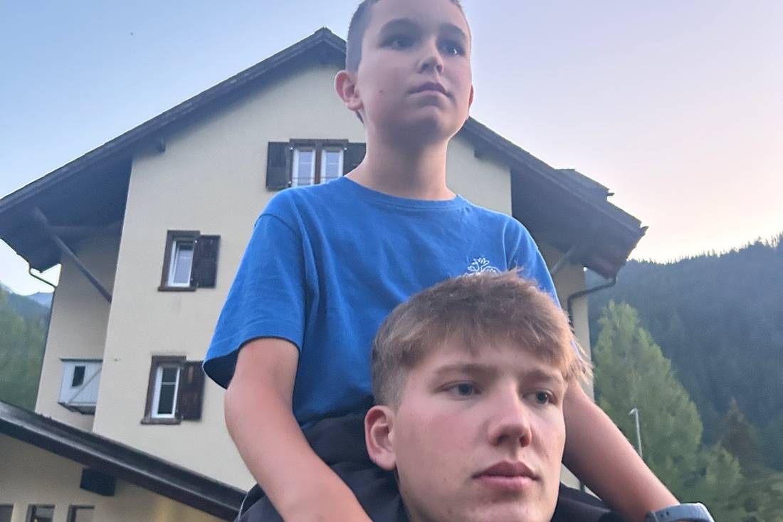 Abendstimmung vor dem Lagerhaus